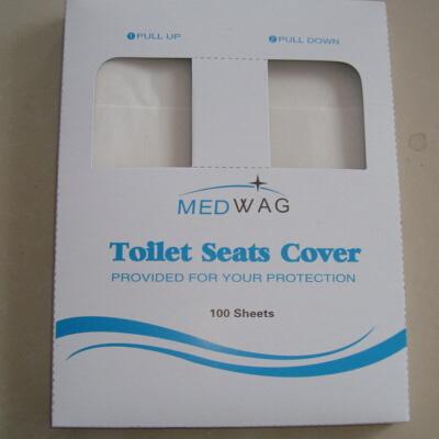 1/4 fold toilet seat cover