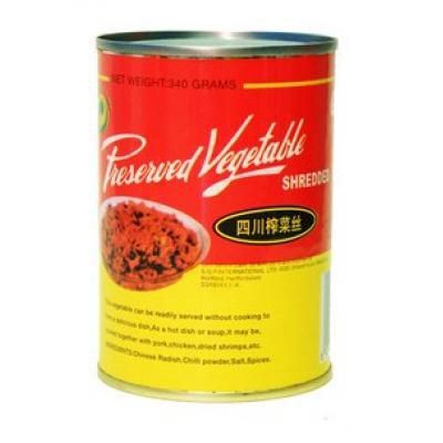 Canned Preserved Shredded Vegetable